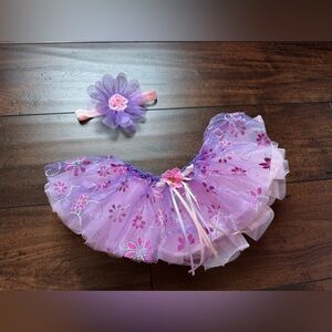 Poppy & Plum Baby Girl Tutus and matching Headband